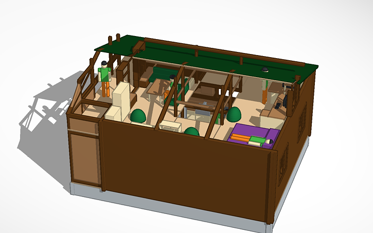 3d Design House 2nd Floor Tinkercad