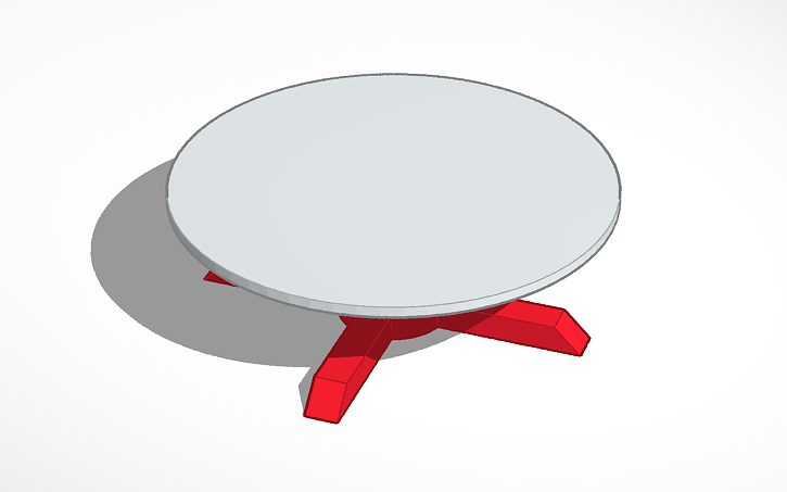 3D design Painting rotating base - Tinkercad