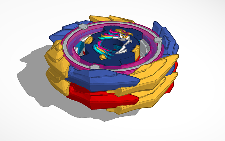 3D design Galaxy Pegasus Ω Galaxy 2A Retsu (Burst Turbo) - Tinkercad