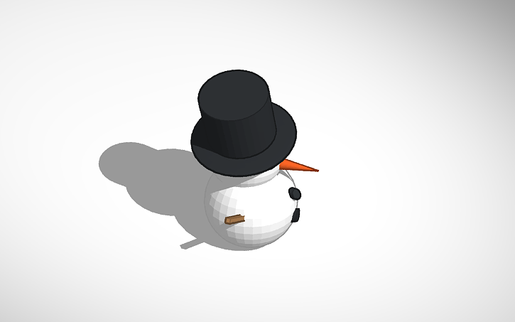 3D design snow man | Tinkercad