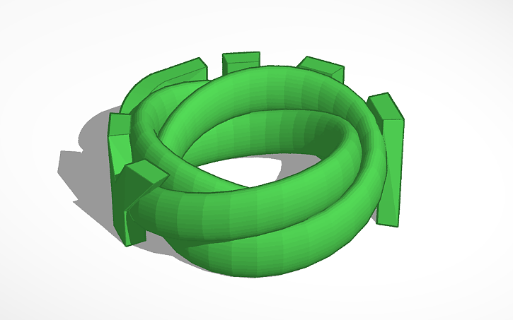 3D design Name Ring | Tinkercad