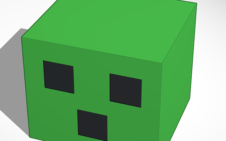 3D design Minecraft Slime | Tinkercad