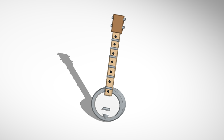 Banjo Design 3D design Banjo - Tinkercad