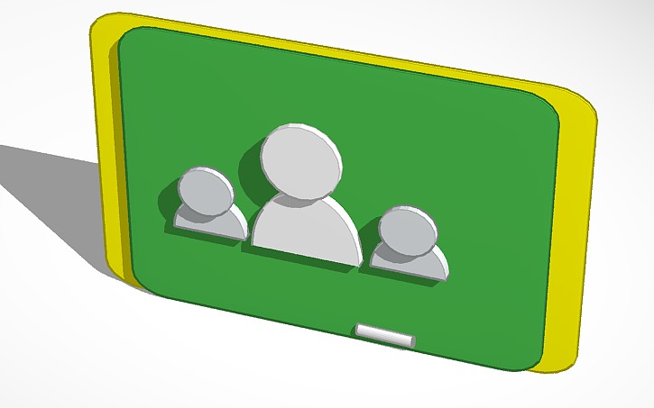 3D design Google Classroom Logo - Tinkercad