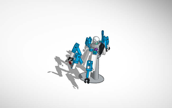 3D design 5 limbed Robot | Tinkercad