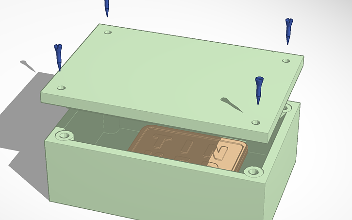 3D design Hobby Box - Tinkercad