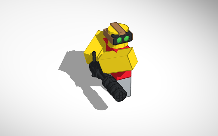 Tower Defence Simulator Minigunner Tinkercad