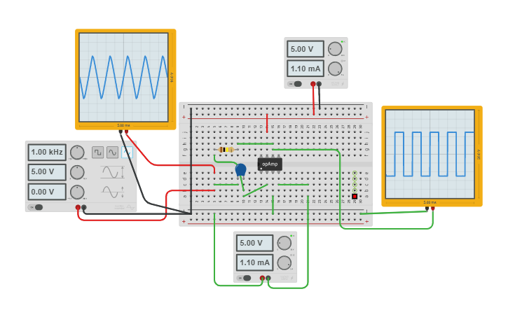 Circuit design differentiator | Tinkercad