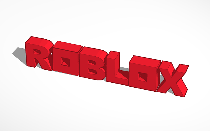 Roblox Logo Tinkercad - 3d design roblox studio logo tinkercad
