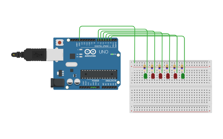 Circuit design Kara şimşek devresi - Tinkercad