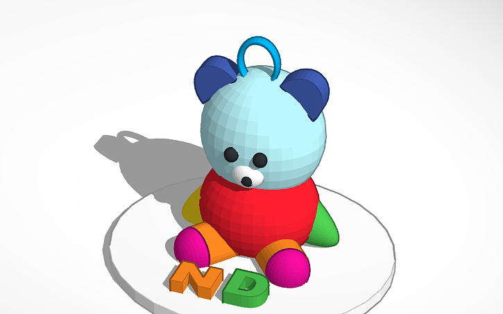 3D design Team 2 Teddy Bear | Tinkercad