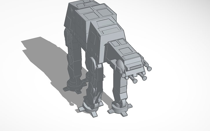 3D design AT-AT Walker - Tinkercad