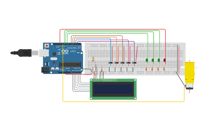 Circuit design Milkshake Machine - Nice Solution | Tinkercad