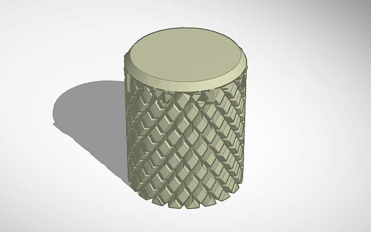 3D design Perilla Moleteada - Tinkercad