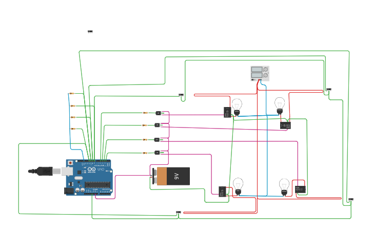 Circuit design Home Automation Pro - Tinkercad