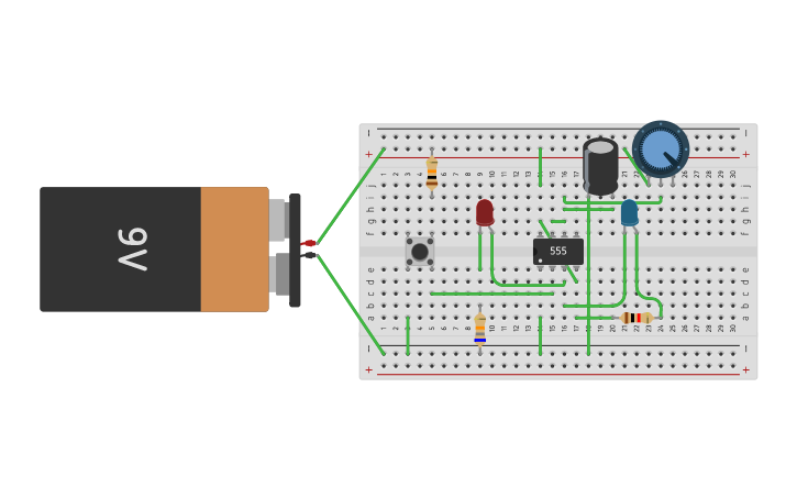 Circuit design TIMER - Tinkercad