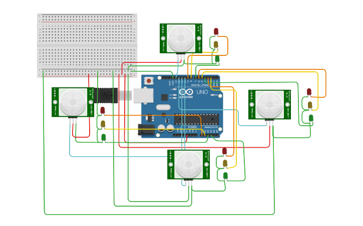 Circuit design problem statment 1 (JAYASANKAR) | Tinkercad