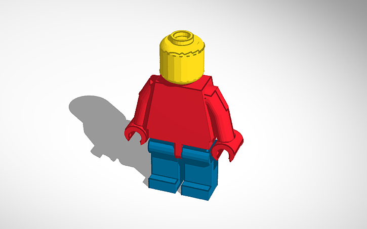 3D design Copy of Lego Figure - Tinkercad