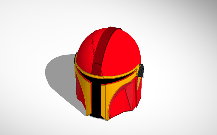 3D design Foxy the Tinkering Fox's Custom Mando helmet! | Tinkercad