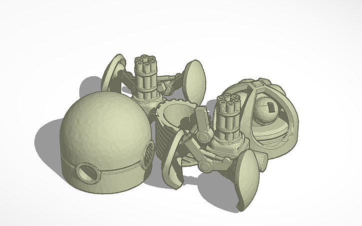 3D design Death bot Build kit! | Tinkercad