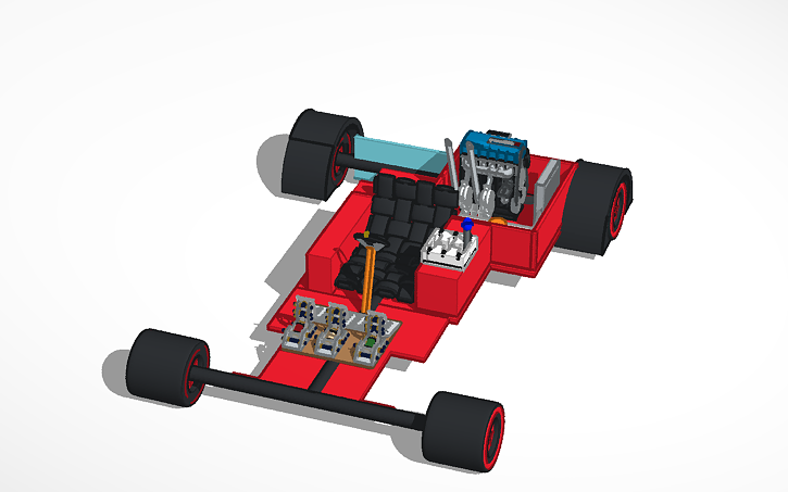 Tinker Cart 3D design GO KART - Tinkercad