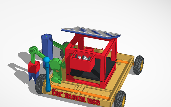 3D design Lunar Forge - Tinkercad