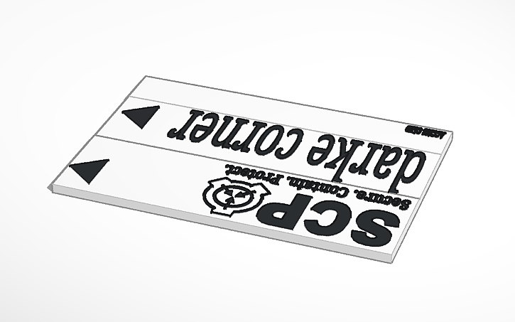 3D design Keycard - Tinkercad