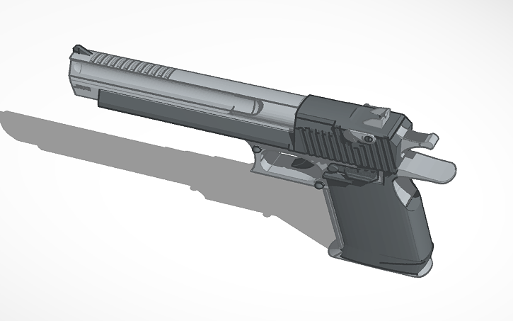 3d Design Deagle Tinkercad