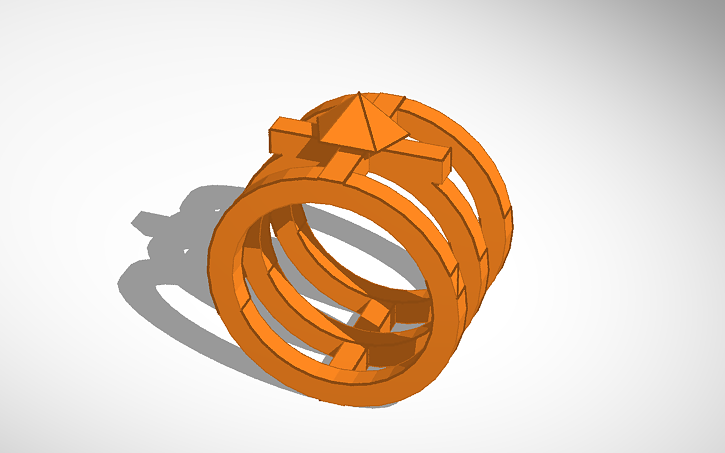 3D design diamond ring | Tinkercad