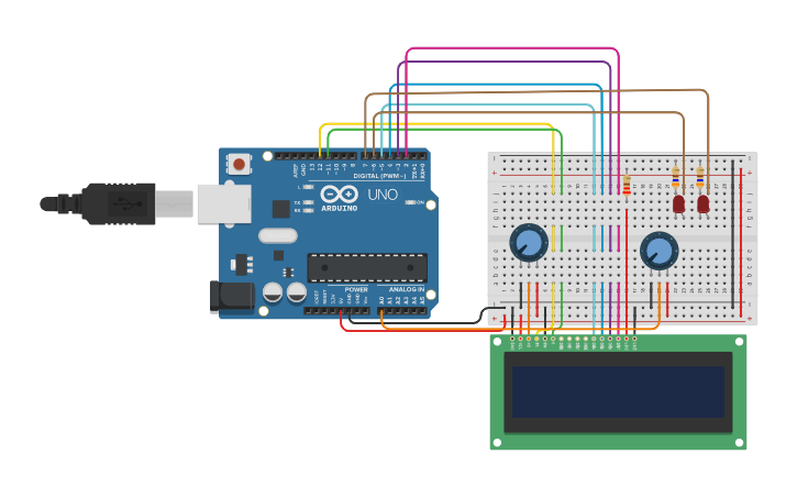 Circuit design Lab 4 - Supplementary Act | Tinkercad