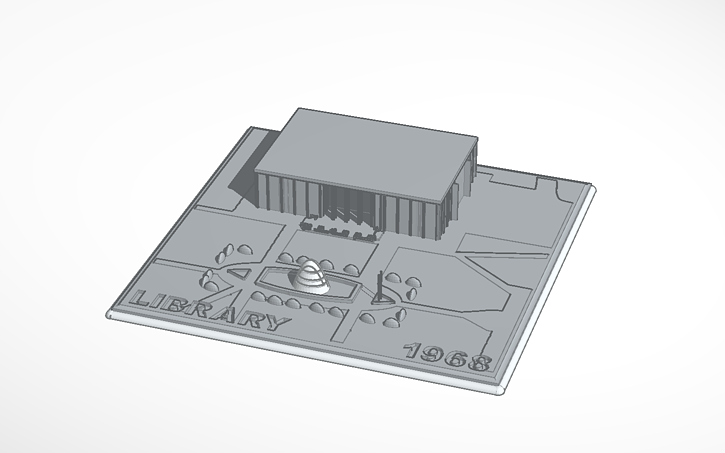 3D design Albertsons Library Fountain 1968 | Tinkercad