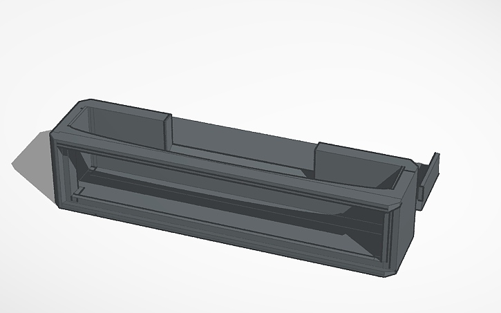 3D design Workrite Ergonomics Standing Desk Control Cover - Tinkercad