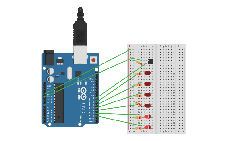 Circuit design project 8 - Tinkercad
