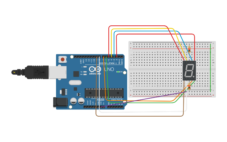 Circuit design display - Tinkercad