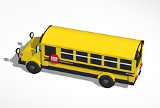 3D design school bus | Tinkercad