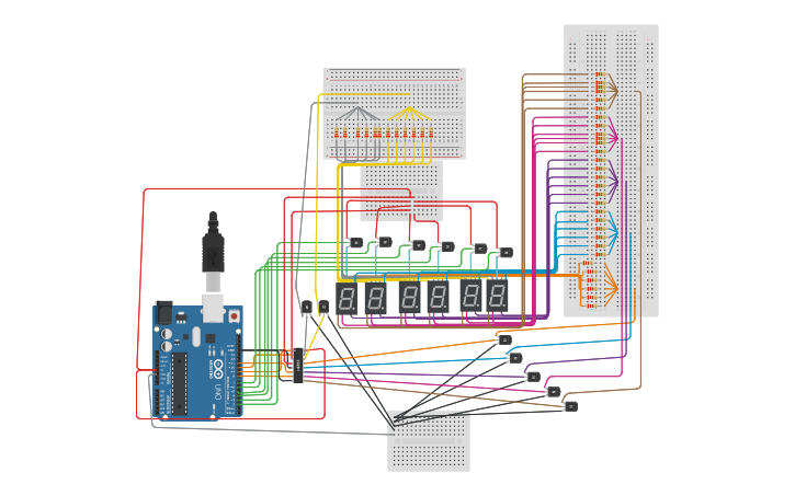 Circuit design Clock - Tinkercad