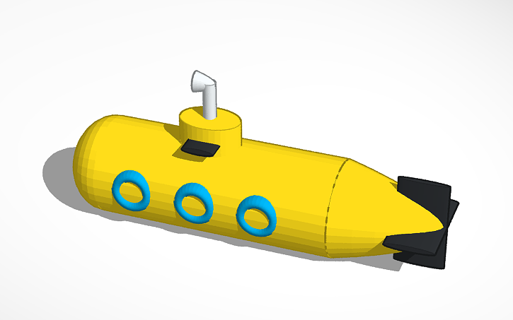 Onderzeeer Tinkercad