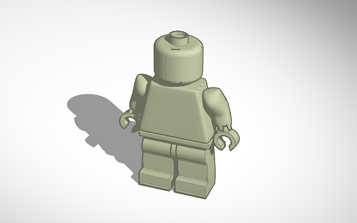 3d Design Lego Figure - Tinkercad