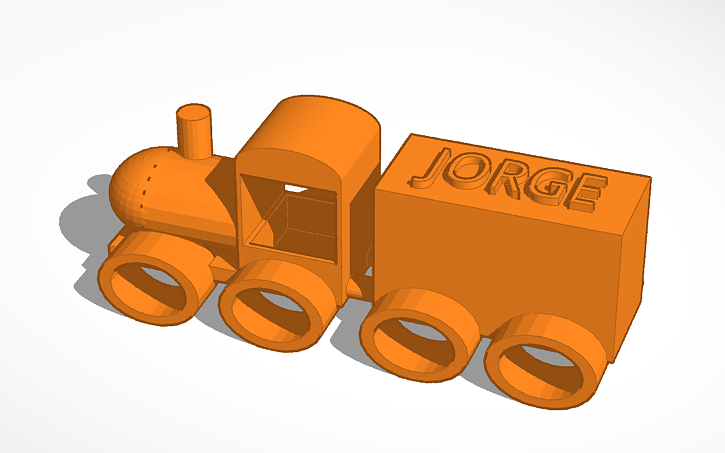 Locomotora Tinkercad