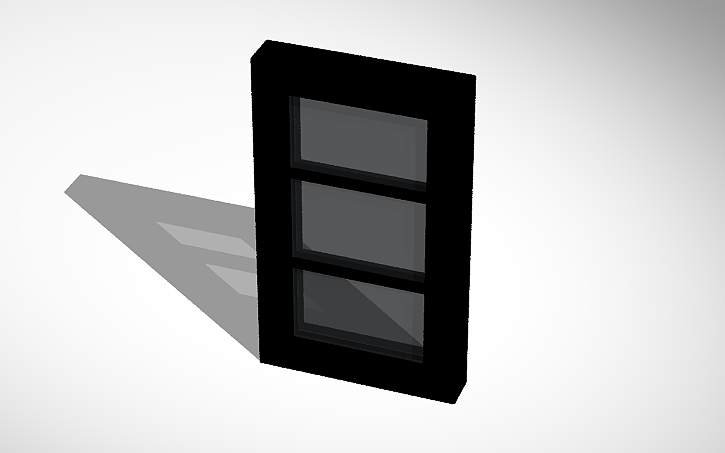 3D design Window 2 - Tinkercad