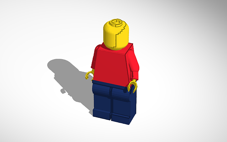 3D design lego figure - Tinkercad