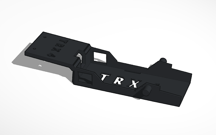 3D design Copy of traxxas trx4 low cg battery tray - Tinkercad