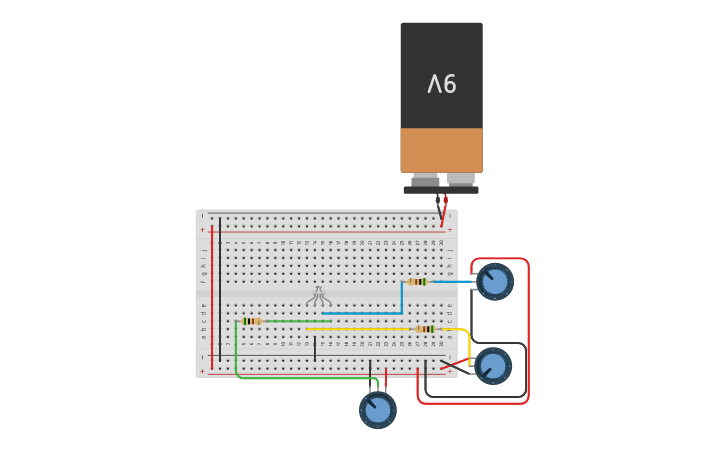 Circuit design led rgb | Tinkercad
