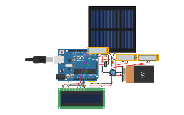 Circuit Design Arduino Op Amp - Tinkercad