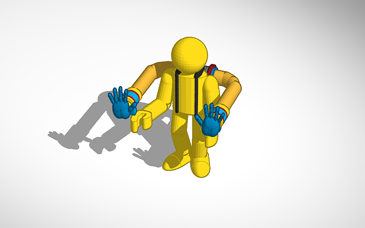 3D design player project playtime ragdoll - Tinkercad