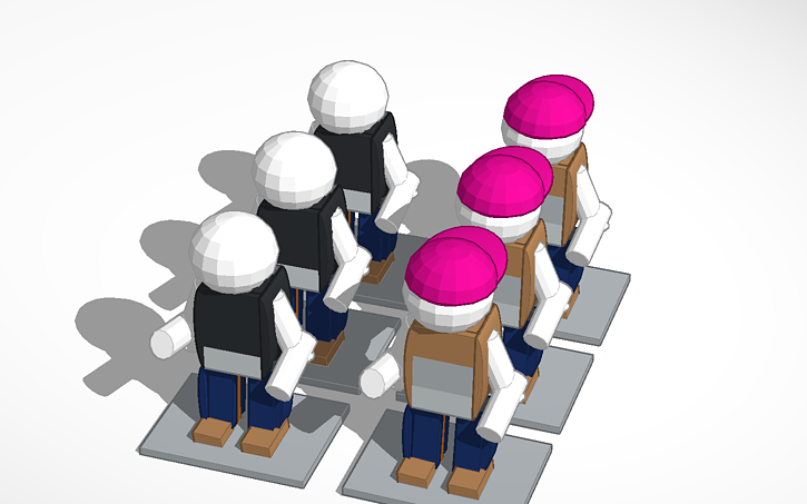 People Characters Tinkercad