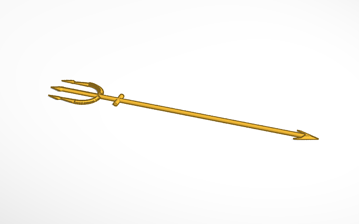 3D design King Atlans' Trident AQUAMAN - Tinkercad