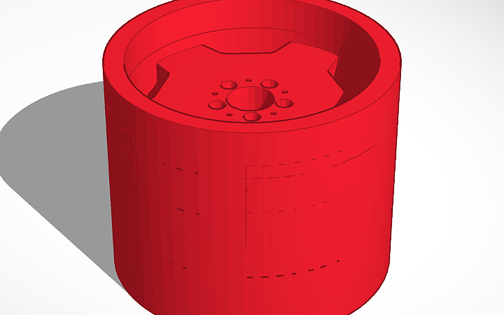 3D design 1/64 scale AMG Aero 1 Monoblock rim (7.4mm dia.) | Tinkercad