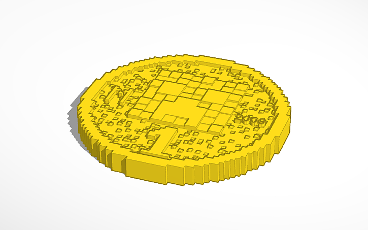 3D design Mine Koin Kreeper 1 - Tinkercad