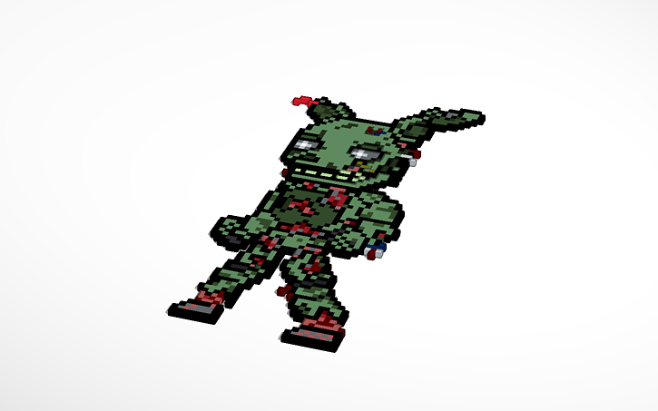 3D design Fnaf Springtrap/Spring Bonnie - Tinkercad